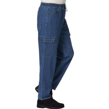 Jeans Schlupfhosen im Cargo Stil - Stone Washed Gr. 29