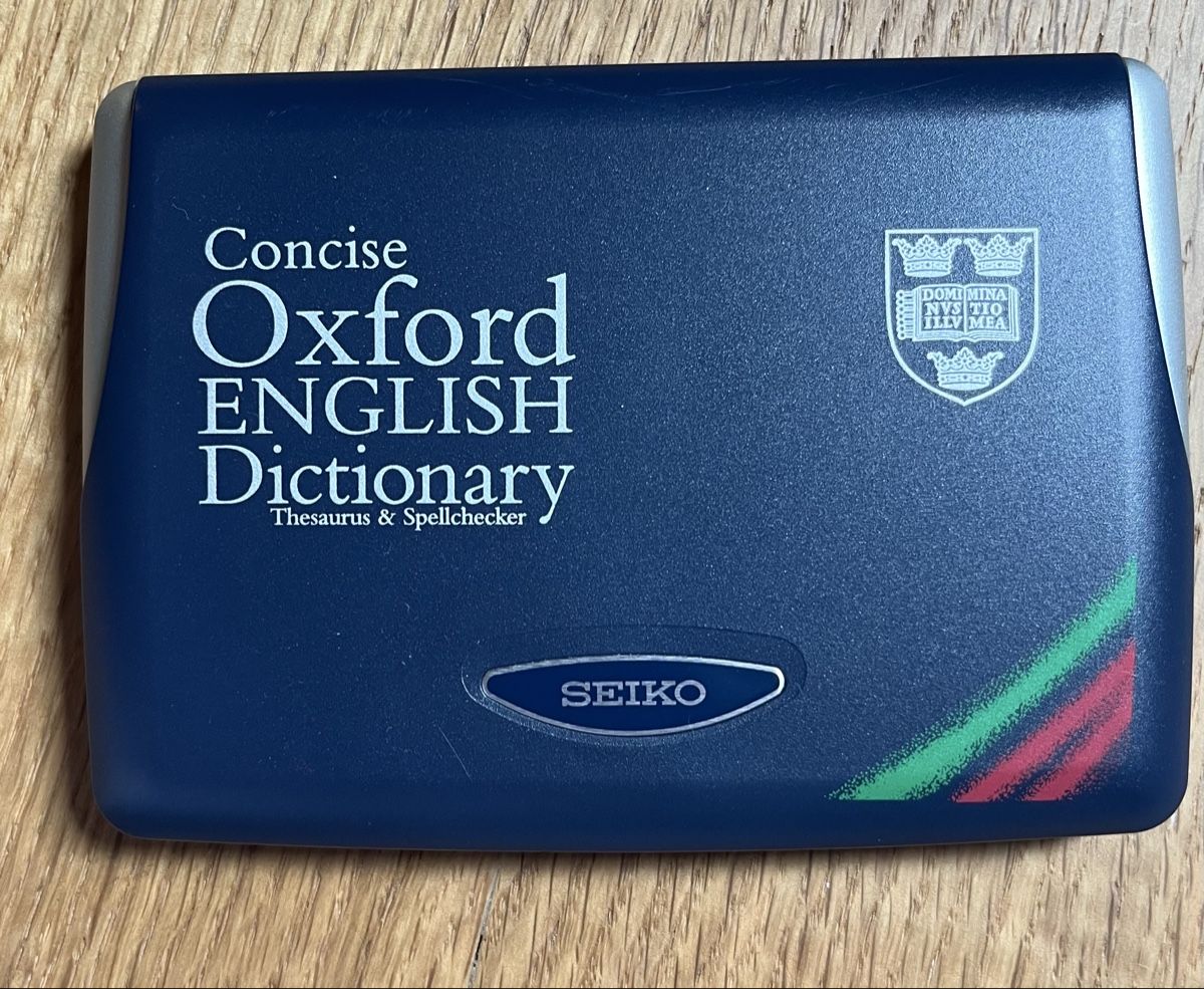 Seiko Tutti gli attrezzi: Seiko Concise Oxford English Dictionary - électronique – Nuovo (secondo la descrizione) da Biel/Bienne venduto da Fjollushe