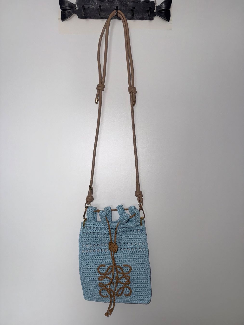 Borse da donna: Tasche aus Raffiabast Umhängetasche handgestrikt – Nuovo (secondo la descrizione) da Buchrain venduto da nat_pl5p 1