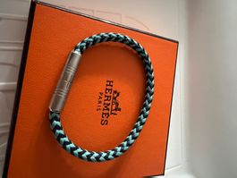 Bracelet Hermes cuir tressé