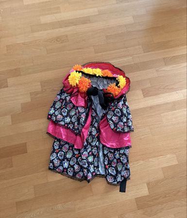 Halloween Kostüm Dia de los Muertos neu