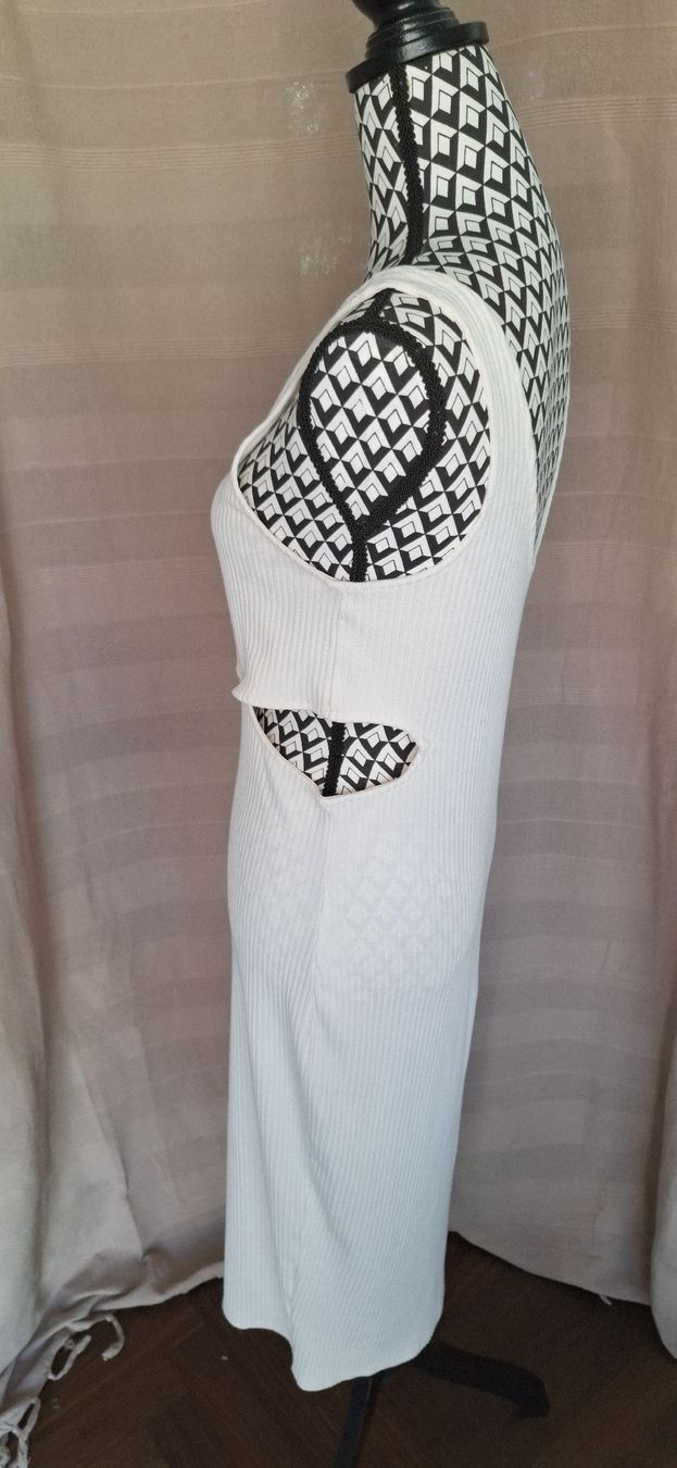 Vestiti: Sommerliches, weisses Kleid mit Cut-Outs – Usato da Zürich venduto da Milas_closet 1
