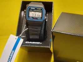 Digitaluhr Casio F-91W,  model Iconic 1989 OVP fabrikneu
