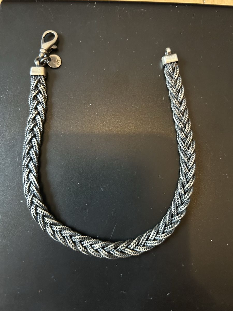 Bracciali & Braccialetti: 925 Silber Armband geflochten NEU – Nuovo (secondo la descrizione) da Basel venduto da Betav8