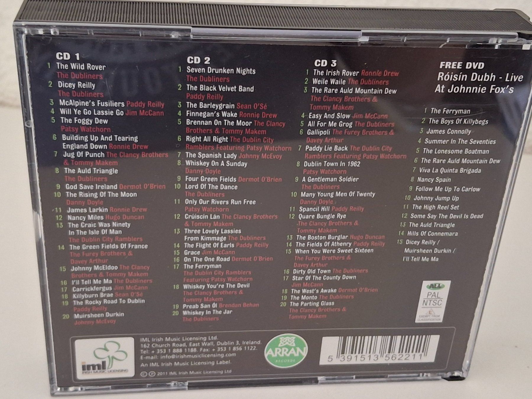 CD: 3CD + DVD  60 Irish Pub Songs – Usato da Aarberg venduto da Jackup1 1