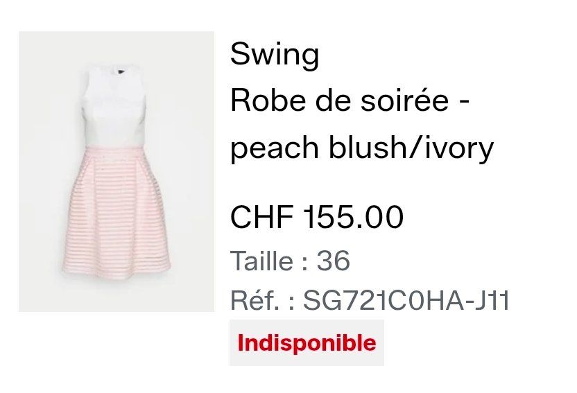 Vestiti: Robe d'été Swing neuve avec étiquette taille 36 – Nuovo e nell'imballaggio originale da Sornetan venduto da T.a333