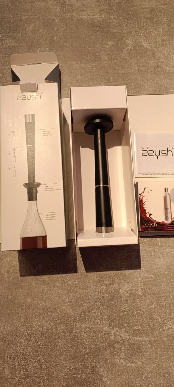 Spirituosen: Zzysh Champagner System inkl. 5 Kartuschen – Neu (gemäss Beschreibung) aus Arbon von Gatto81