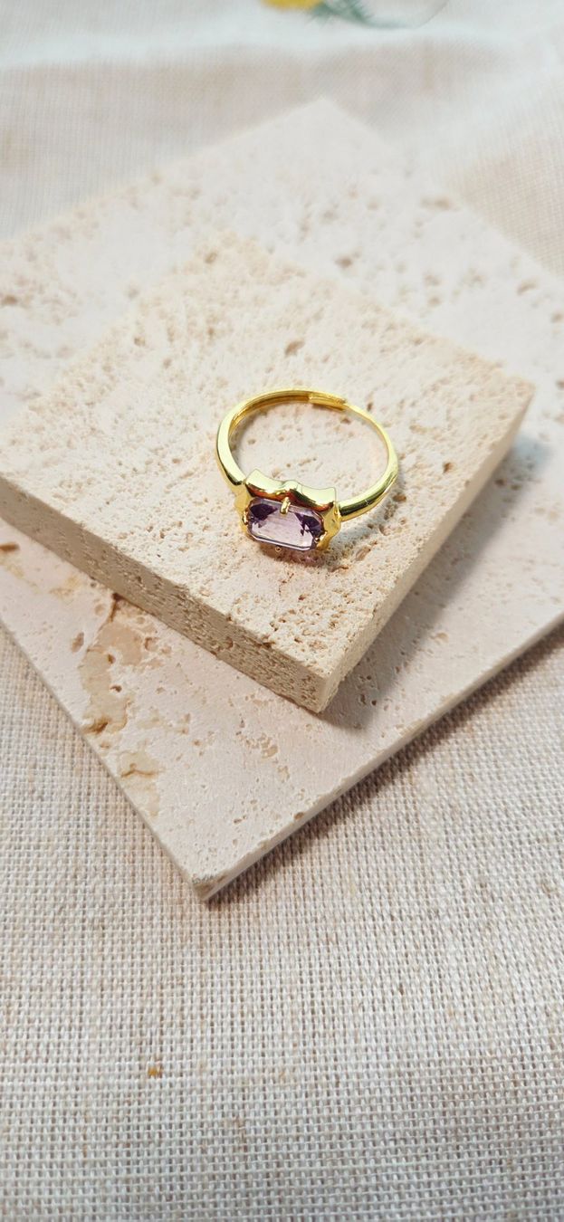 Anelli: NEW - S925 Amethyst Ring (Adjustable) – Nuovo (secondo la descrizione) da Zürich venduto da cin_wcf6 5