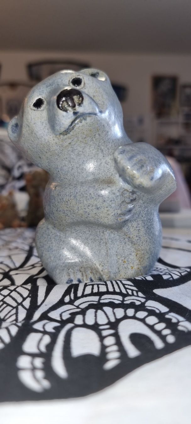 Figuren: Nittsjö Thomas Hellström Polarbär Keramik Figur – Gebraucht aus Zürich von Daniela51 5