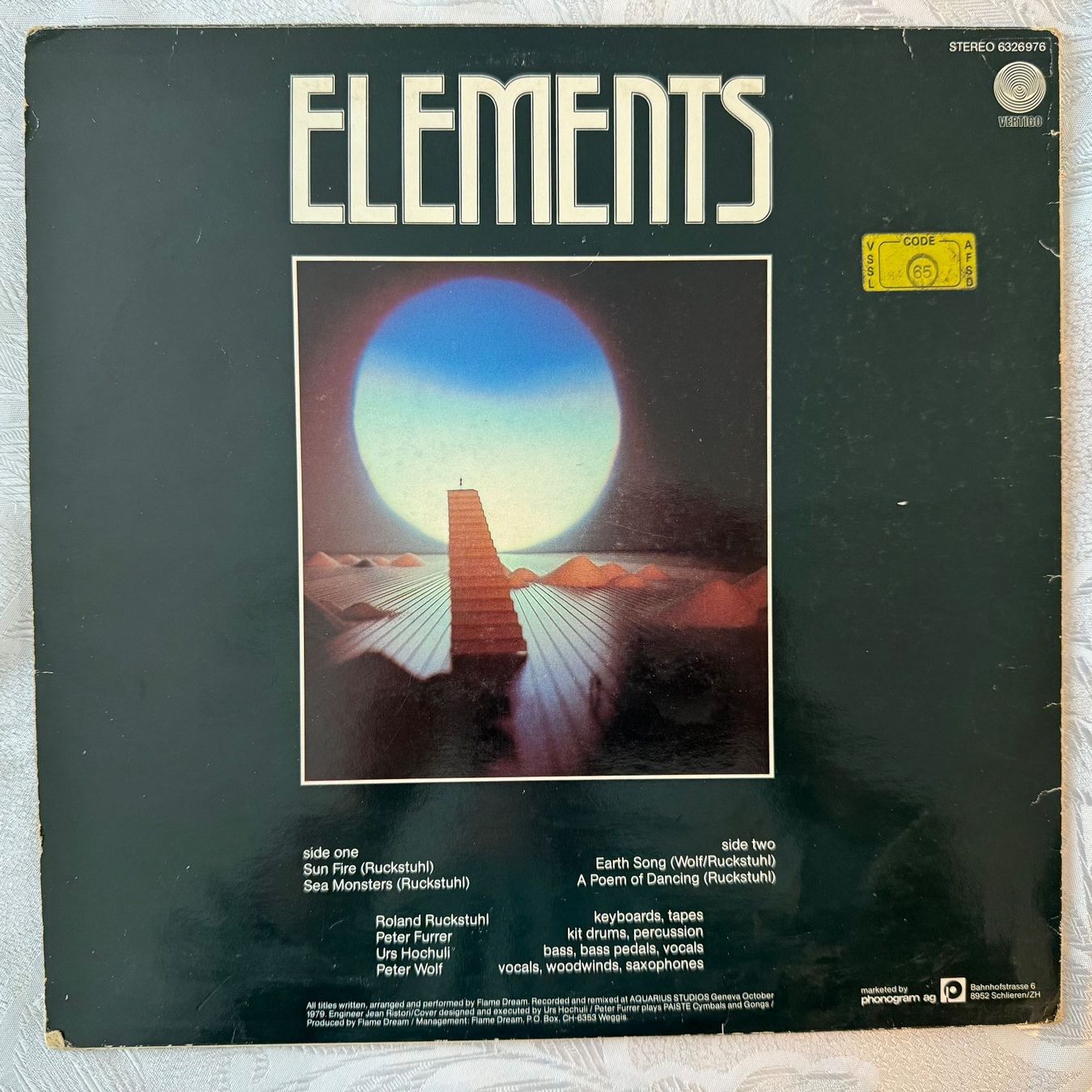Schallplatten: FLAME DREAMS - ELEMENTS – Gebraucht aus Zürich von fehlton 2