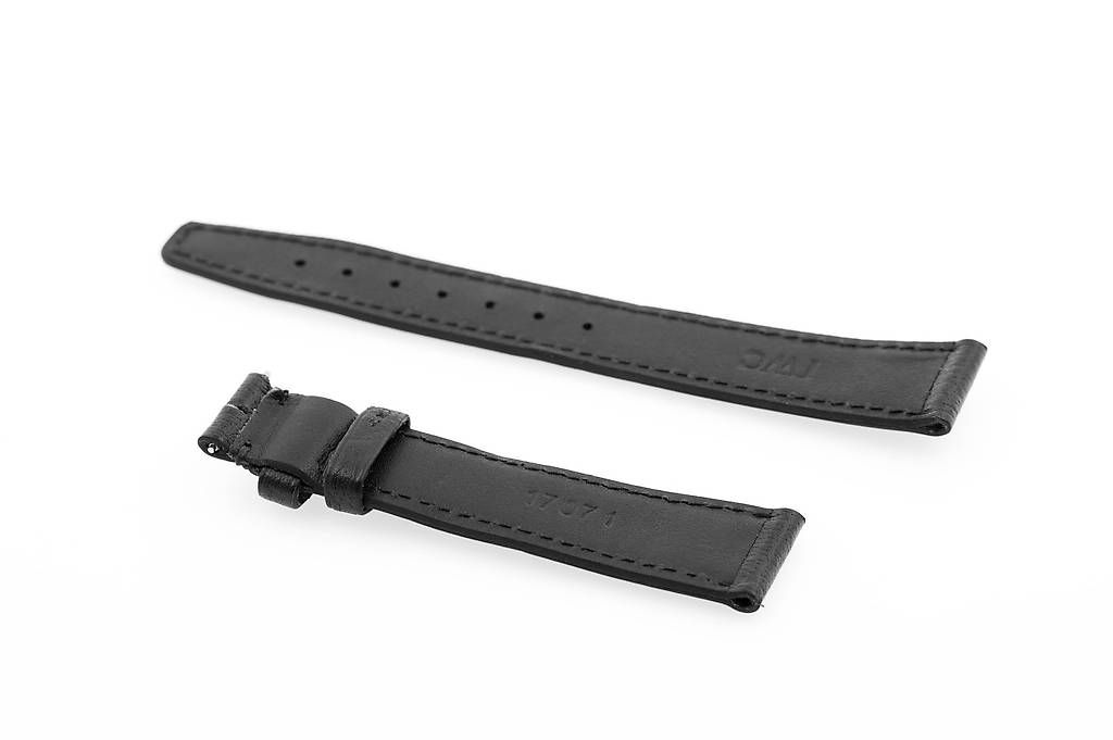 IWC Bracciali & Braccialetti: IWC black leather strap 18mm NEW – Nuovo (secondo la descrizione) da Epalinges venduto da bracelet123 1