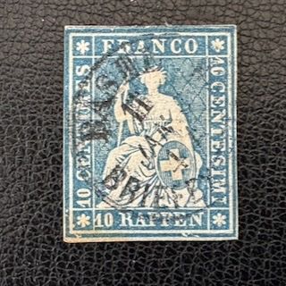Tutti i francobolli: Strubel, 22D/23Cd/24D/25D, gestempelt – Usato da Stallikon venduto da HILDECH1 3