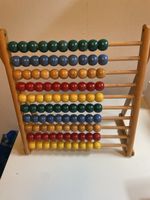 Rechenschieber Holz bunt Kinder Lernspielzeug gut erhalten