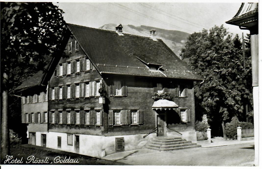 Cartoline postali: Hotel Rössli Goldau – Usato da Hochdorf venduto da Ziegel-16