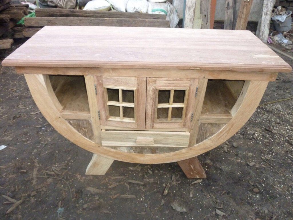Cassettiere: Sideboard Teakholz Kommode Buffet Küchenschrank Esszimmer – Nuovo e nell'imballaggio originale da Daisendorf venduto da Wohn-Kult 5