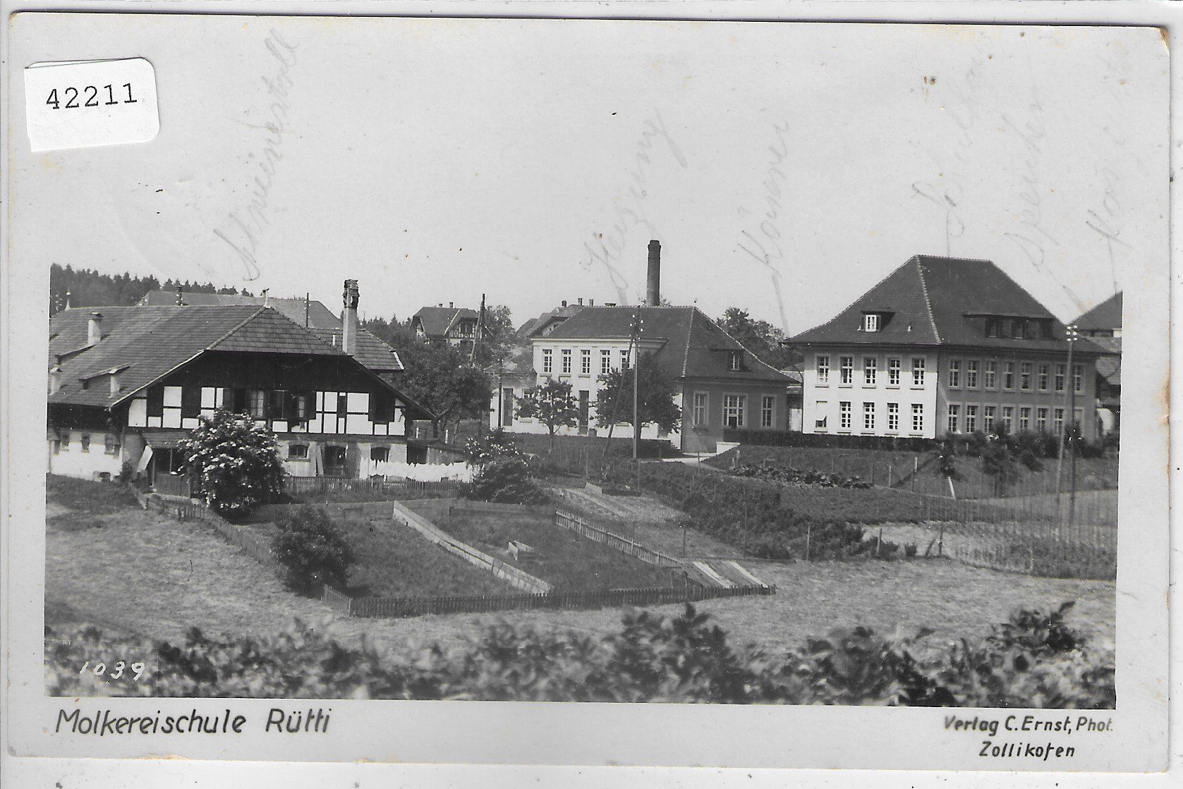 Cartoline postali: Molkereischule Rütti - Zollikofen – Usato da Ettingen venduto da Kartenplanet