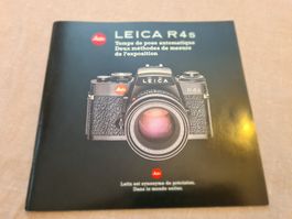 livret pour le LEICA R4s 