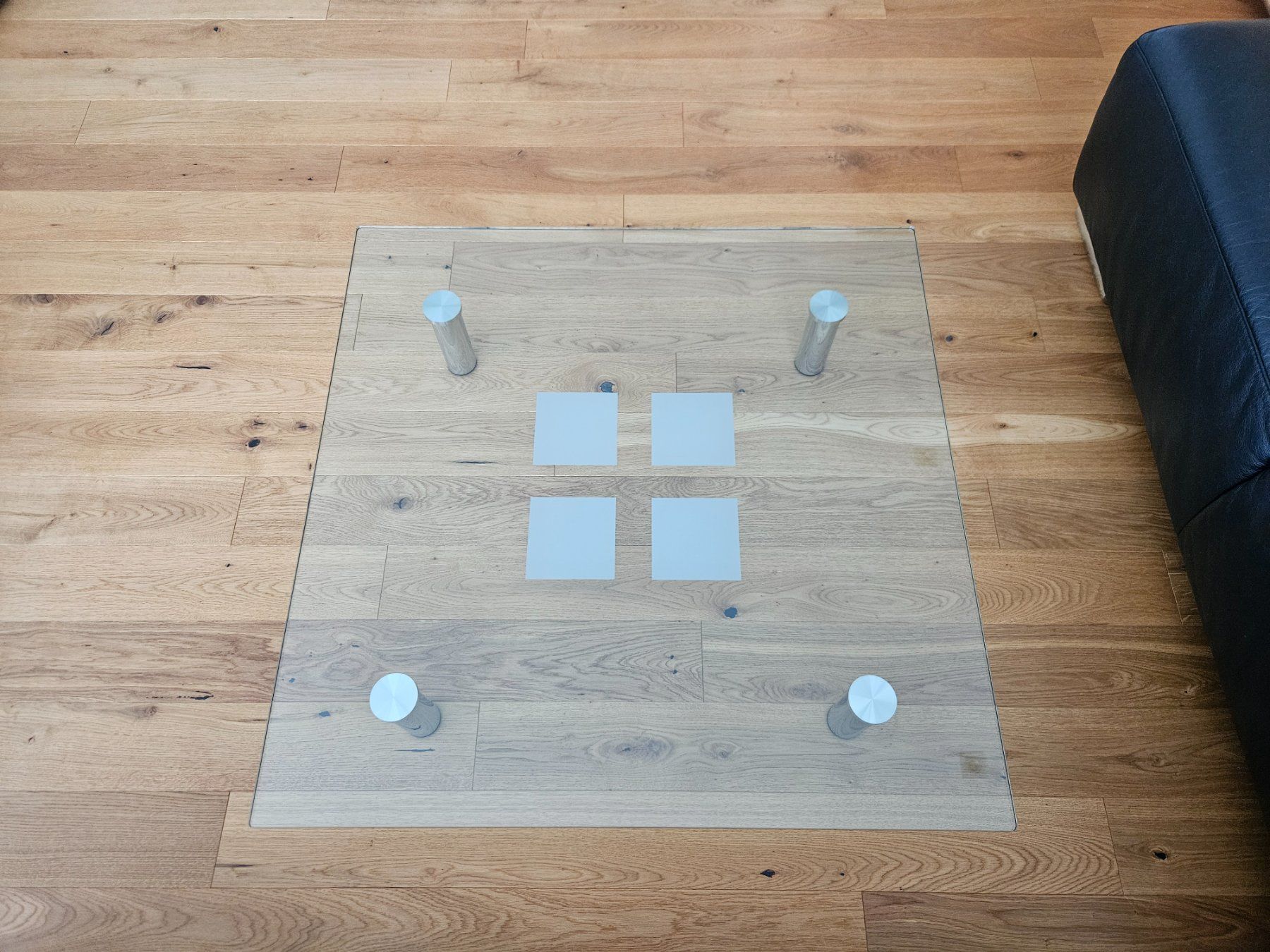 Tische: Couchtisch - Salontisch - Glastisch massiv – Gebraucht aus Heiden von mats10 7