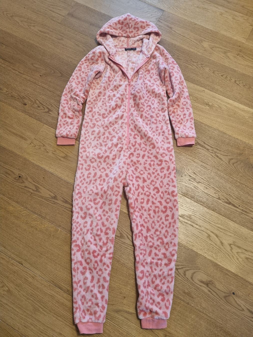 Tute: Mädchen Overall, Gr. 146/152,Leopardenmuster, Rosa – Usato da Fulenbach venduto da Matte3
