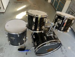 Millenium Schlagzeug Set Schwarz gebrauchter Zustand