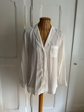 SÉZANE - Seidenbluse offweiss XS
