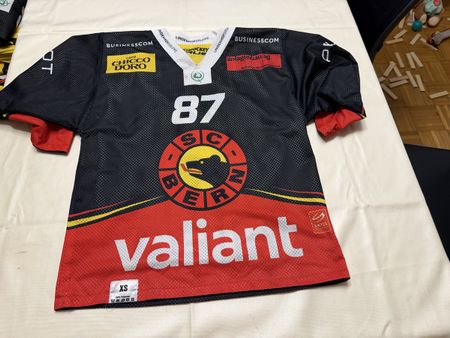 SC Bern Junioren Gameworntrikot Nummer 87 Grösse XS