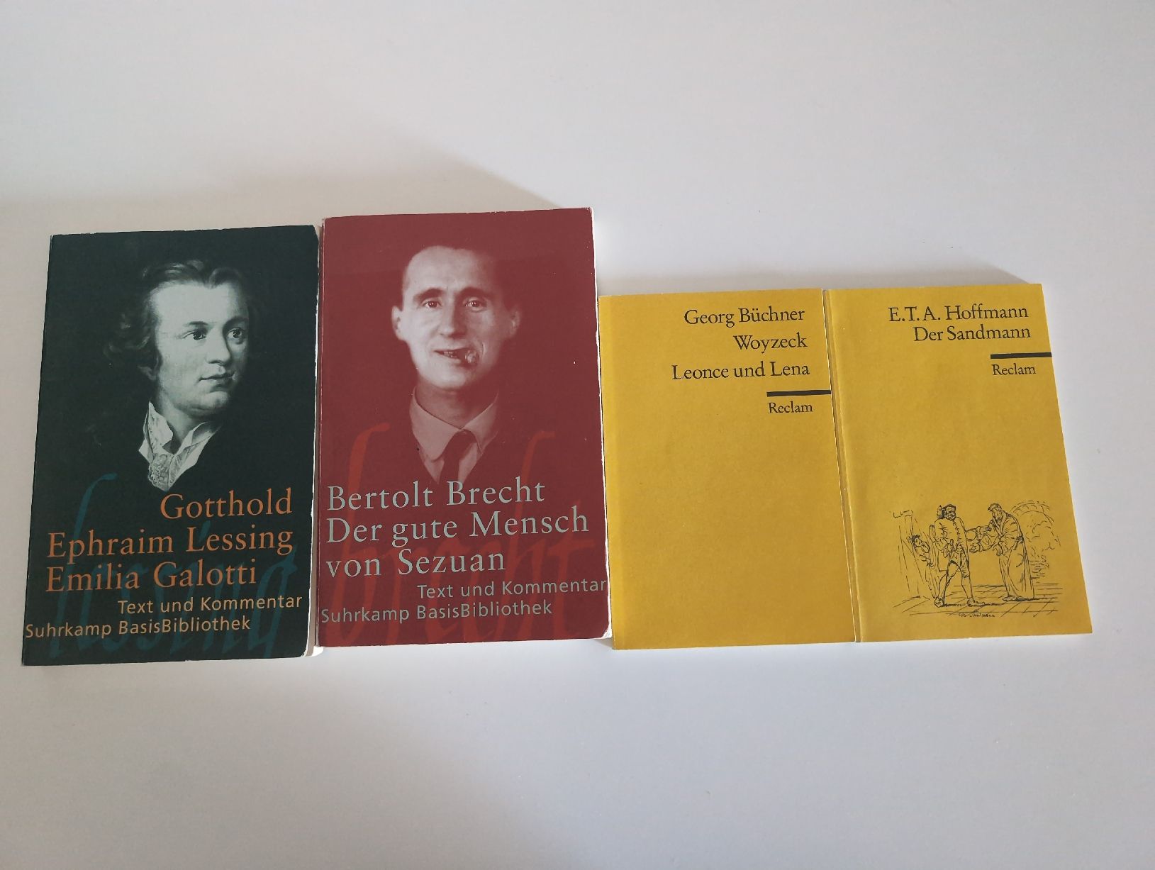 Bücher: Bücher: Lessing, Brecht, Büchner, Hoffmann, 4 Stk. – Gebraucht aus Besenbüren von ram_z8pp
