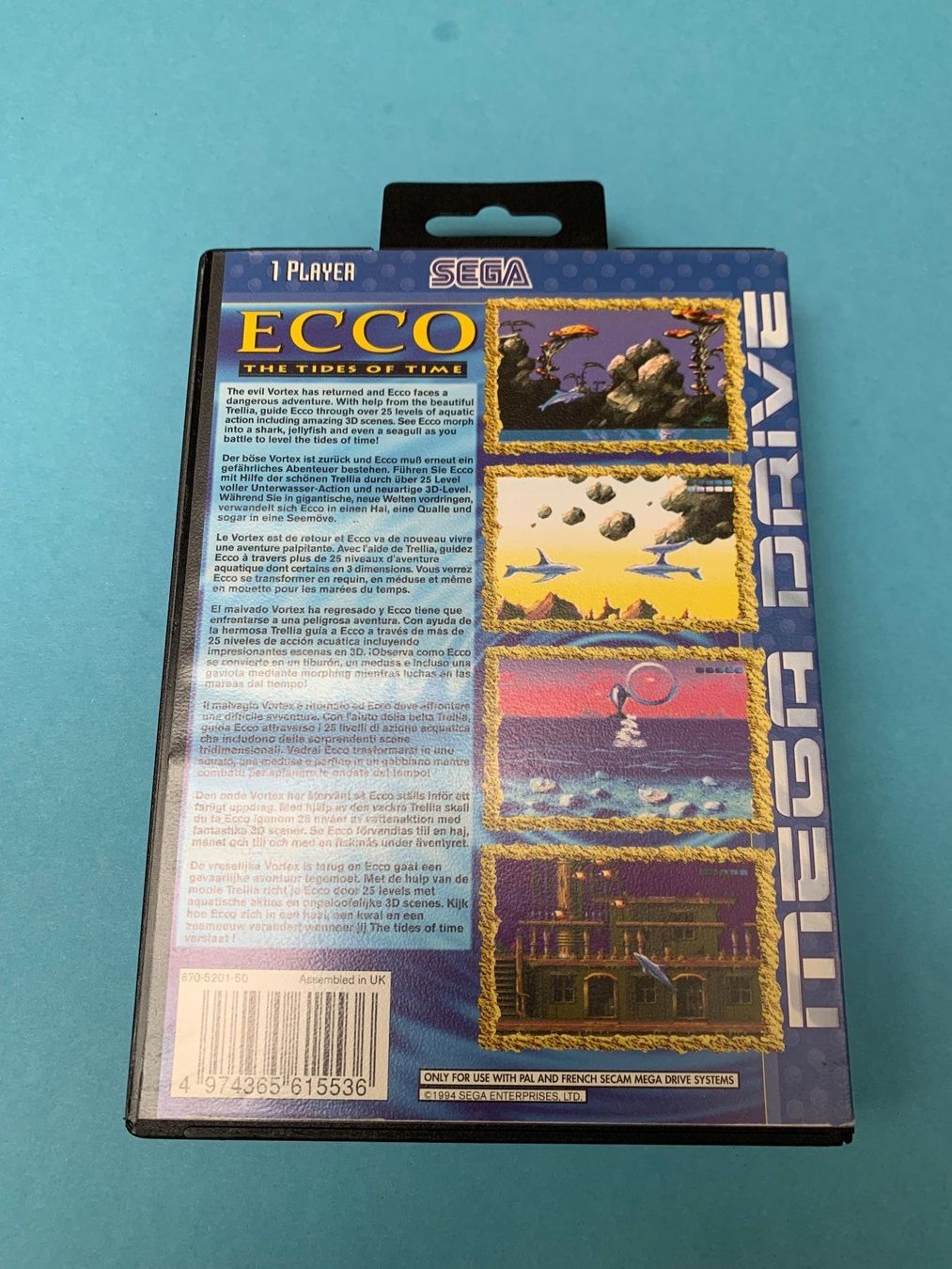 Sega Giochi: Mega Drive / Ecco The Tides of Time – Usato da Kölliken venduto da sergesellsretro 1