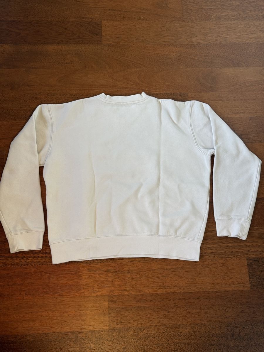 Zara Pulls & Sweat-shirts: Zara Crewneck Weiss – D'occasion à Herisau par ramonscloset 1