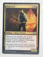 Forge Boss Magic Karte, Selten, Top Zustand, wie neu