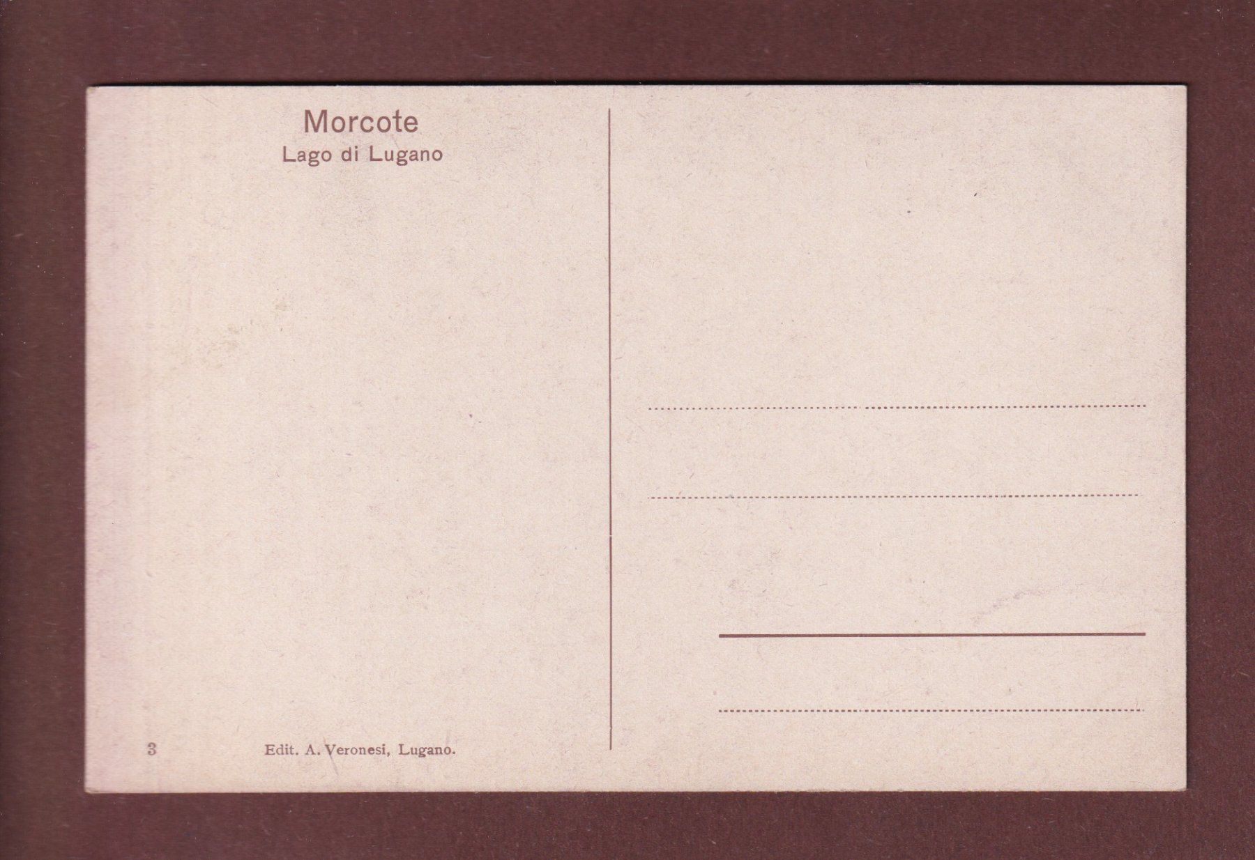 Cartoline postali: MORCOTE – Usato da Pully venduto da nicecards-shop 1