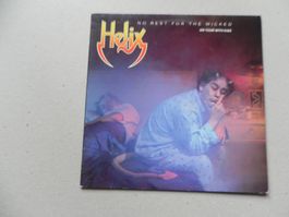 LP Canada Heavy Metal Hardrock Band Helix 1983 No Rest for..