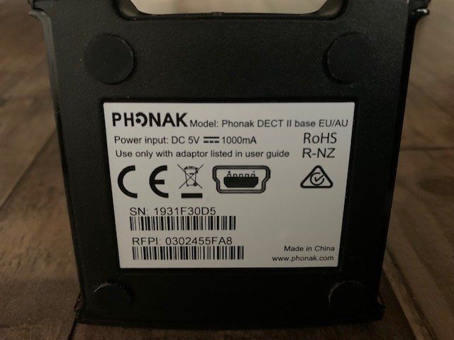 Phonak Telefone: PHONAK Dect ll  - schnurlos, mit Hörgerätkoppelung - Aktion – Neu und originalverpackt aus Gundetswil von Egro01 9