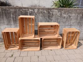 Aufbewahrungsboxen aus Holz - 10chf für alle 6