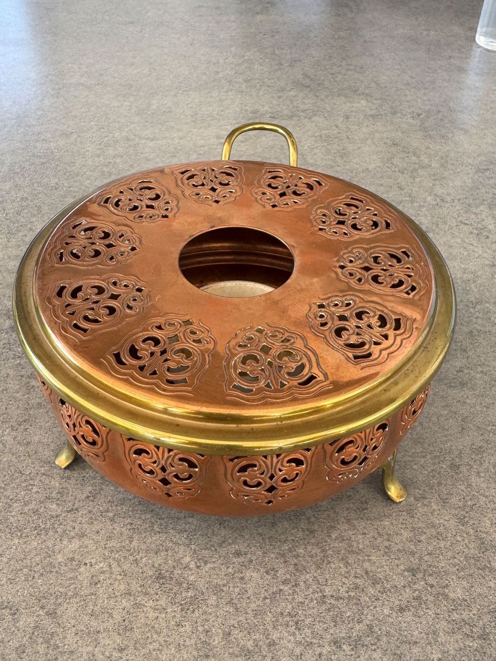 Servierplatten: Tee-Rechaud - Vintage-Teestövchen – Gebraucht aus Wittenbach von abenlo 2