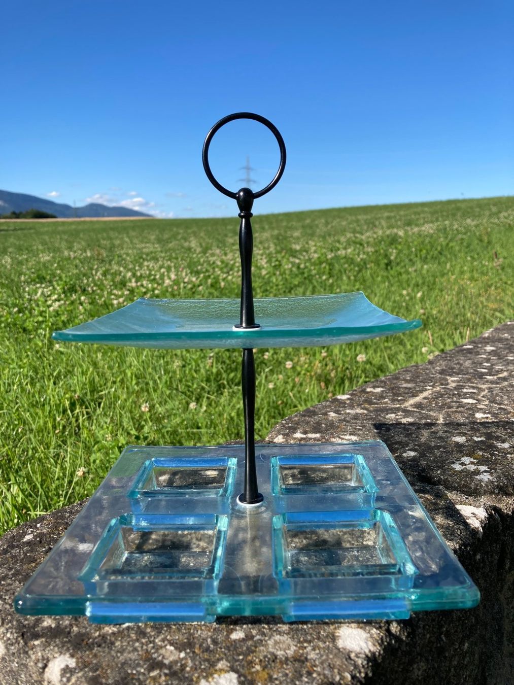 Piatti di portata: Etagere Glas Aperoschale Dippsaucen – Usato da Subingen venduto da Etageren 1