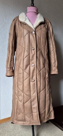 Winter-Ledermantel mit Pelzfutter