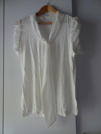 Weisses elegantes Shirt von Heine Gr. M - M225