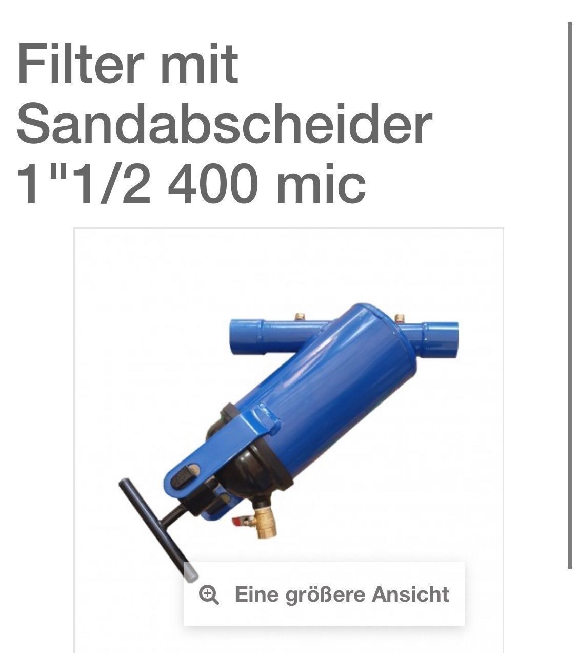 Sanitari: Wasserfilter – Nuovo (secondo la descrizione) da Staldenried venduto da dom_s68x