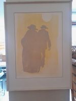 Vintage Lithografie - Karl Landolt - Künstler Exemplar sign.