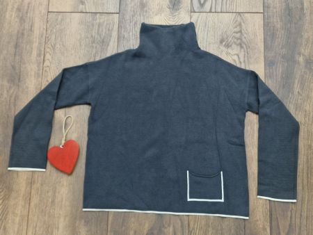 Schlichter Pullover Esisto dunkelgrau Grösse XS top Zustand!