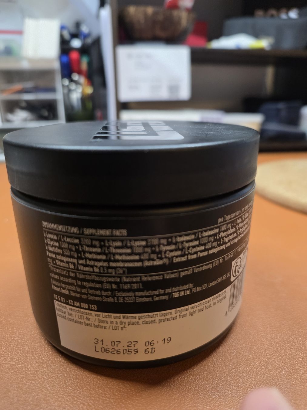 Aliments & Spécialités: ESI EAA+ Pulver 280g Pfirsich Eistee neu – Neuf avec emballage d'origine à Möhlin par mic_lo 1