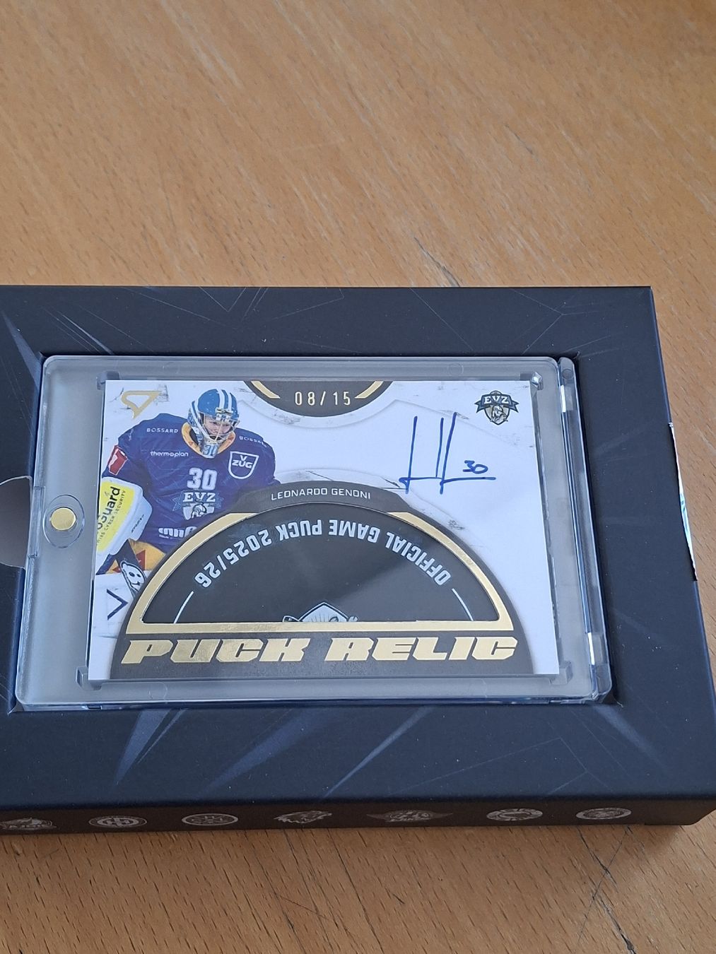 Sportzoo Sammelbilder & Trading cards: Sportzoo Puck Leonardo Genoni – Neu (gemäss Beschreibung) aus Wasterkingen von Bifi1945