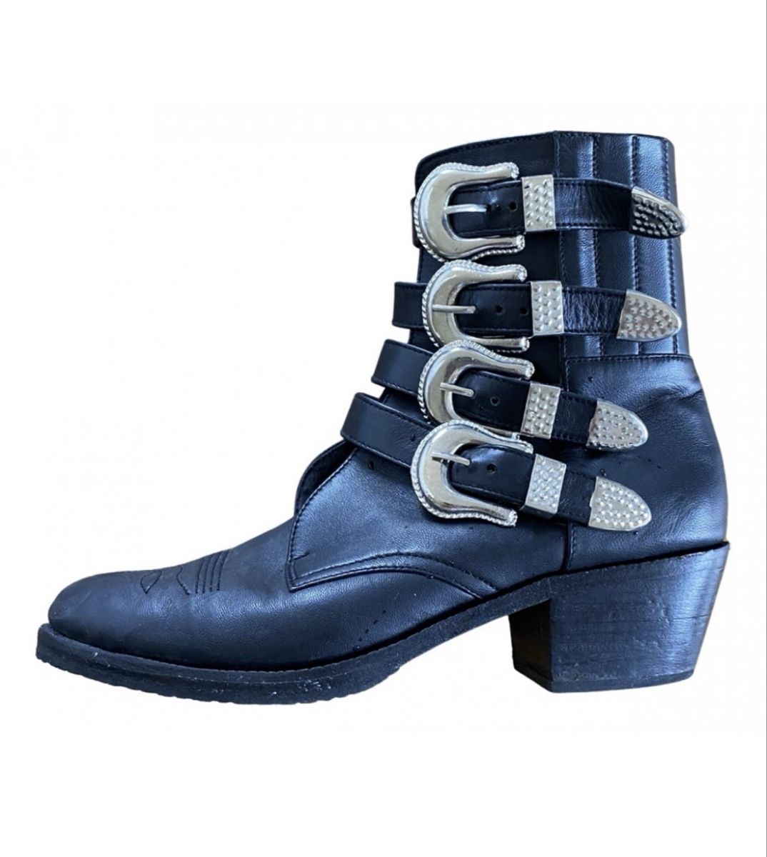 Scarpe da uomo: LEATHER BIKER BOOTS HANDMADE FROM BALI – Nuovo (secondo la descrizione) da zürich venduto da lau_9t77