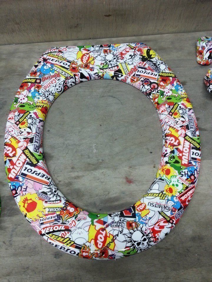Folien: Wassertransfer-Set Gross "Stickerbomb 1" – Neu und originalverpackt aus Schönenwerd von Wassertransferdruck 2