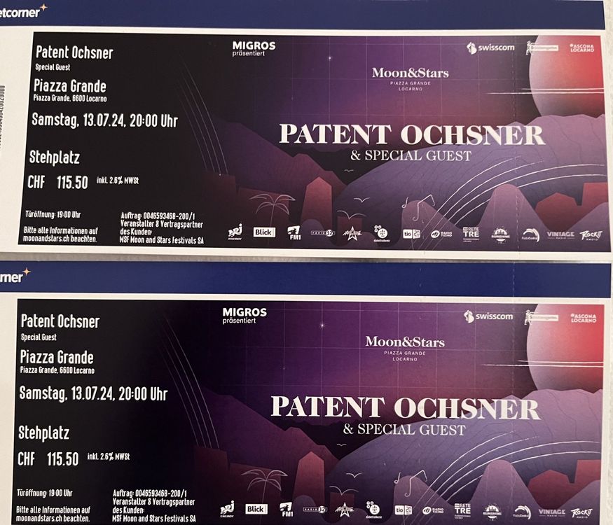 2 Patent OchsnerTickets Moon & Stars Geburtstagsgeschenk? Acheter