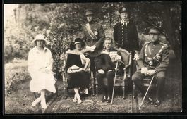 Foto-AK Albert von Belgien, Prince of Wa