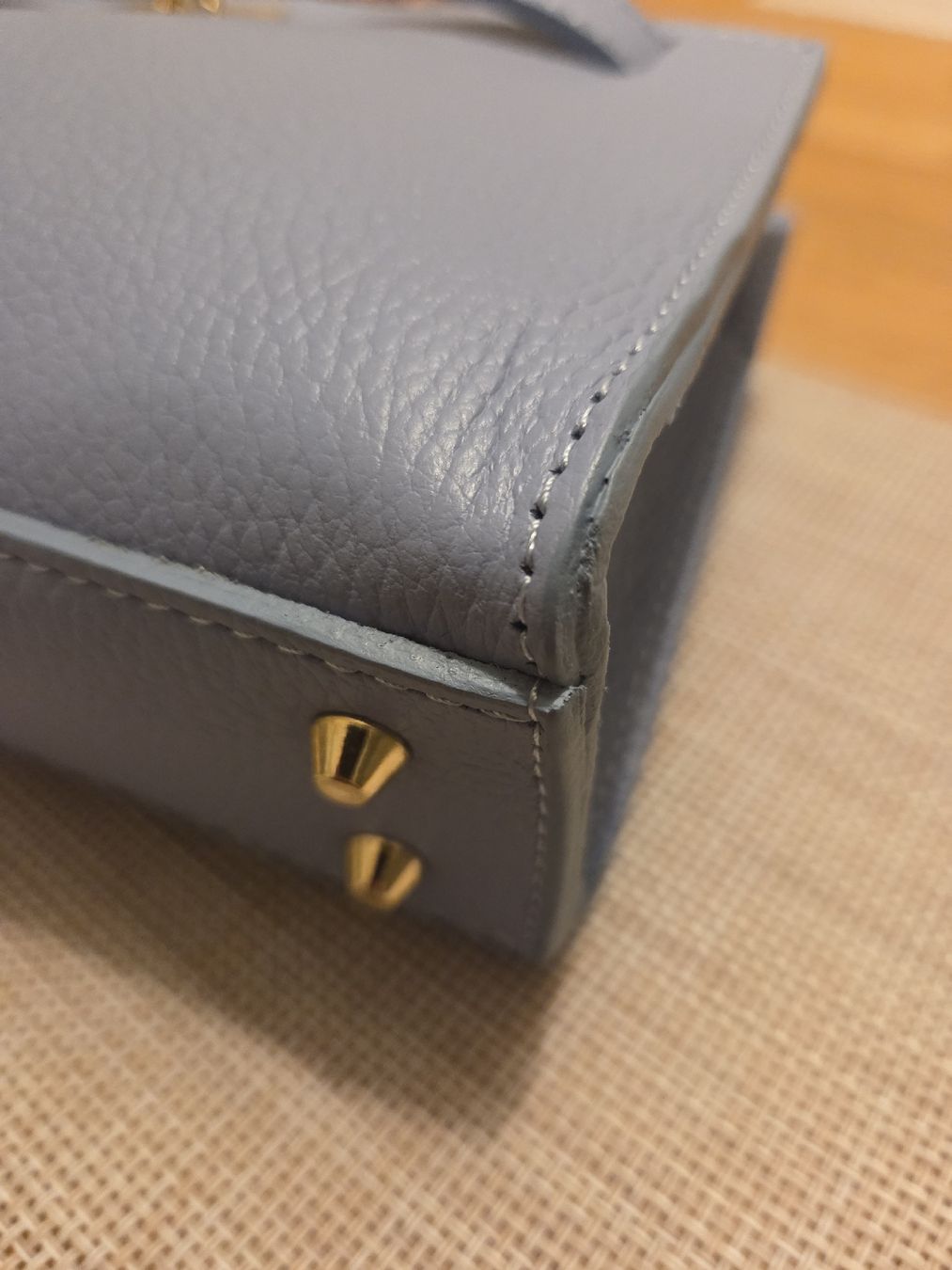 Borse da donna: Elegante Ledertasche taubenblau – Usato da Dänikon ZH venduto da FicusLyrata 4