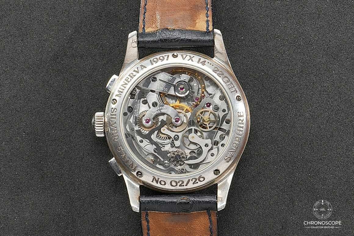 Orologi: Minerva AVUS II Chronograph Reference S22-A8A – Full Set – Usato da Luzern venduto da ChronoScope6004 5
