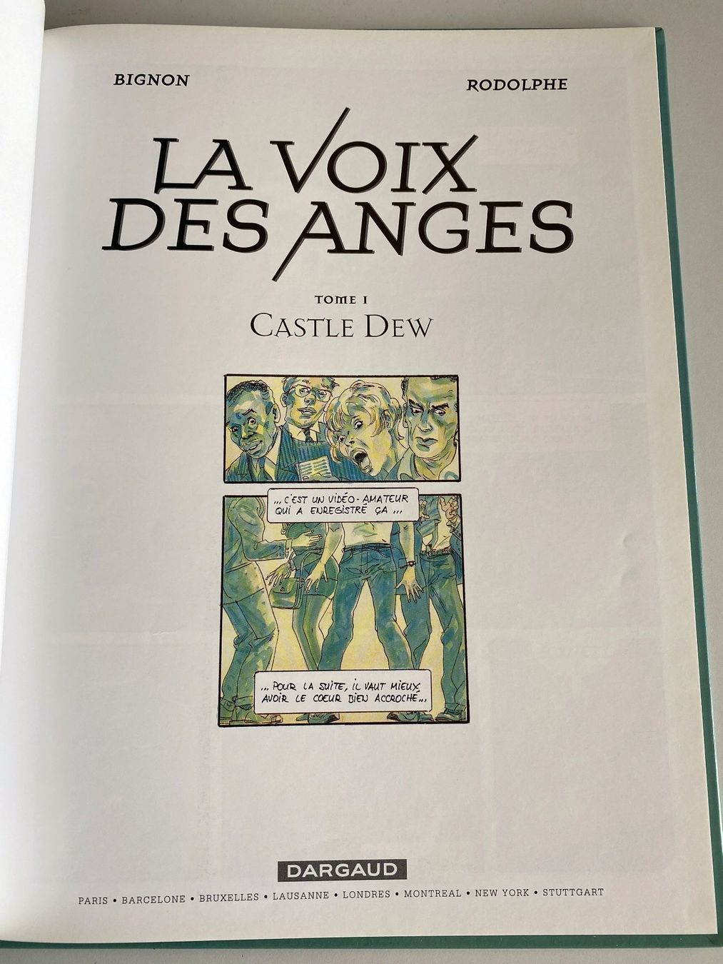 Fumetti: BD – La voix des Anges, Tome 1 – Usato da Biel/Bienne venduto da Philemon02 4
